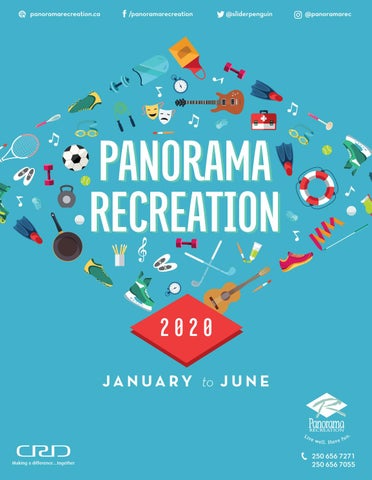"Panorama Recreation Winter/Spring 2020 Brochure" publication cover image