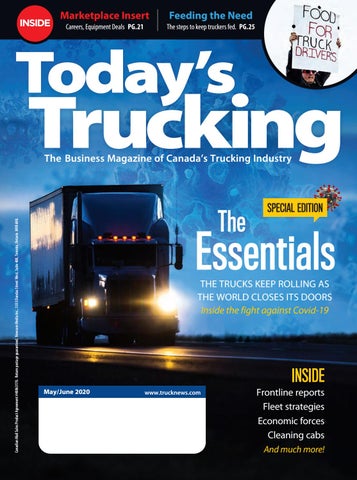 "Today's Trucking May/June 2020" publication cover image