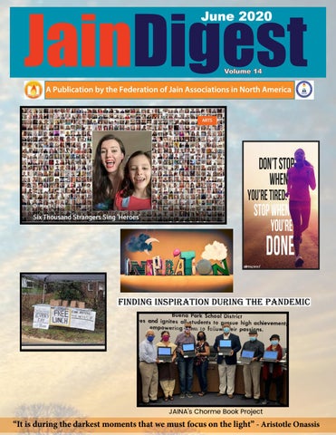 "Jain Digest June 2020" publication cover image