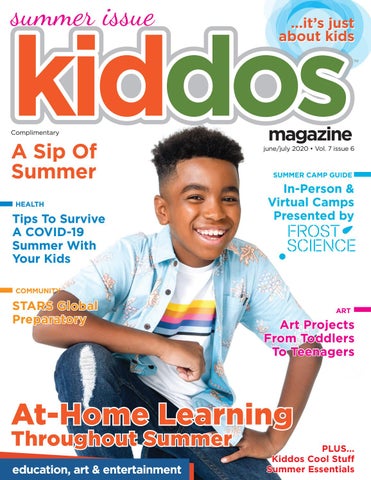 "Kiddos Magazine Vol. 7 Issue 6 - A Sip of Summer" publication cover image