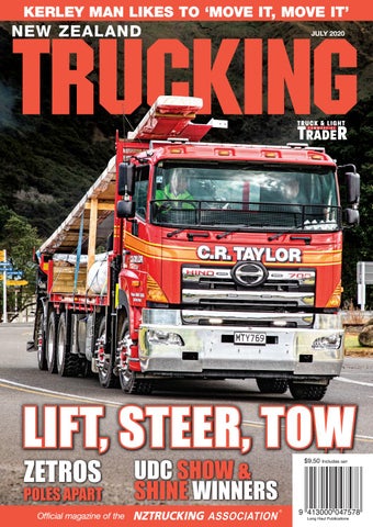 "New Zealand Trucking July 2020" publication cover image