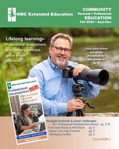 Cover of "NMC Extended Education Fall 2020 Class Catalog"