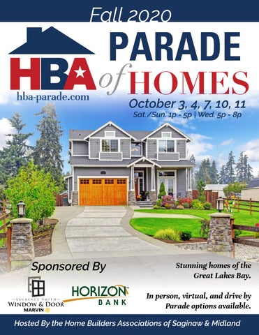 "Fall 2020 HBA Parade of Homes" publication cover image
