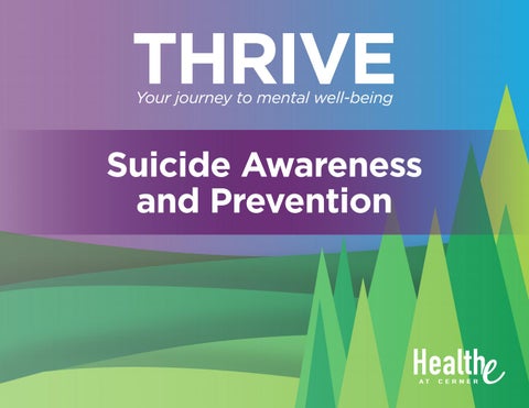 Cover of "Suicide Awareness and Prevention"
