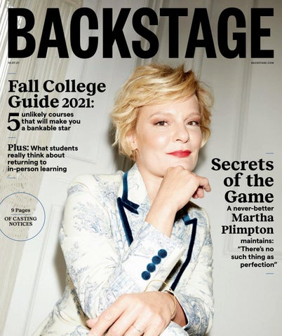 Cover of "Backstage Magazine Digital Edition: October 7, 2021"