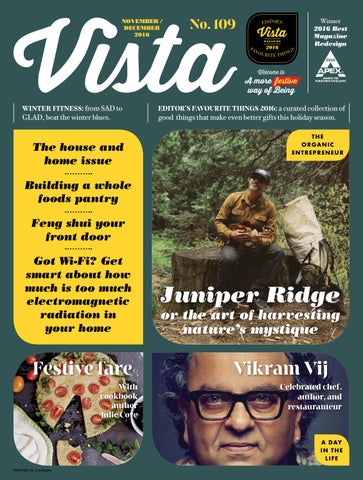 "Vista no. 109, November–December 2016" publication cover image