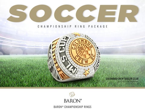 Cover of "2021 Soccer Championship Ring Package | Baron® Championship Rings"