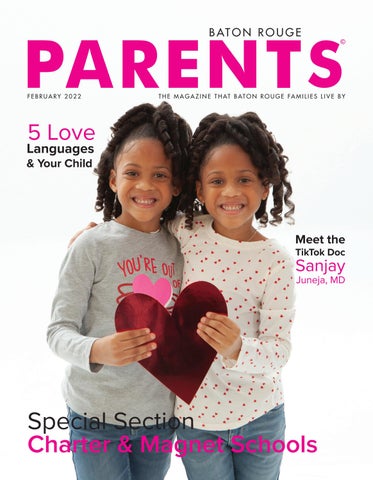 Cover of "Baton Rouge Parents Magazine February 2022"