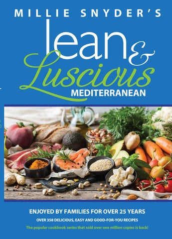 "Lean & Luscious Mediterranean" publication cover image