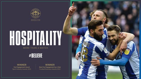 Cover of "Wigan Athletic Hospitality 2022/23"