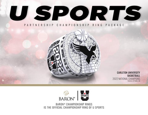 Cover of "U SPORTS Partnership Championship Ring Package | Baron® Championship Rings"