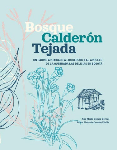 Cover of "Bosque Calderón Tejada. Un barrio arraigado a los cerros y al arrullo de la quebrada Las Delicias en"