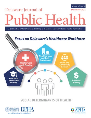 Cover of "DJPH - Delaware's Healthcare Workforce"