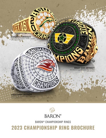 Cover of "2023 Championship Ring Brochure | Baron® Championship Rings"