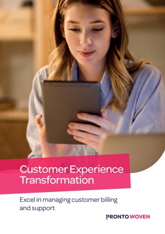 Cover of "Customer Experience Transformation - ProntoWoven"