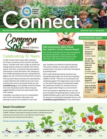 Cover of "OPL Connect Newsletter Volume 30 • Issue 1 • Spring 2023"