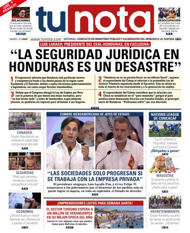 Cover of "Tu Nota versión PDF 27/03/2023"