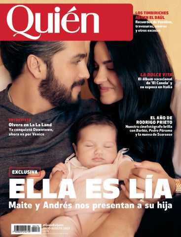 Cover of "Quién Julio-Agosto 2023: Ella es Lía"