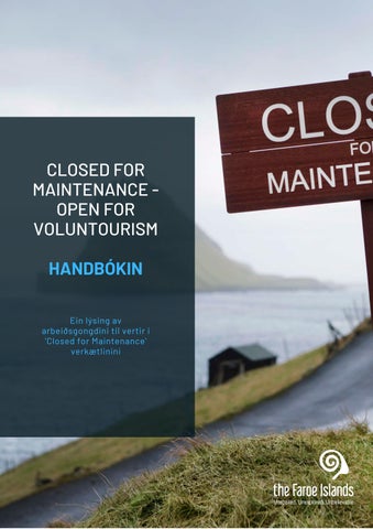 "HANDBÓKIN: 'Closed for Maintenance, Open for Voluntourism'" publication cover image