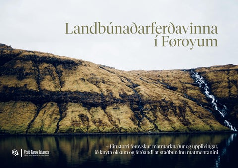 "Landbúnaðarferðavinna í Føroyum (samlað frágreiðing)" publication cover image