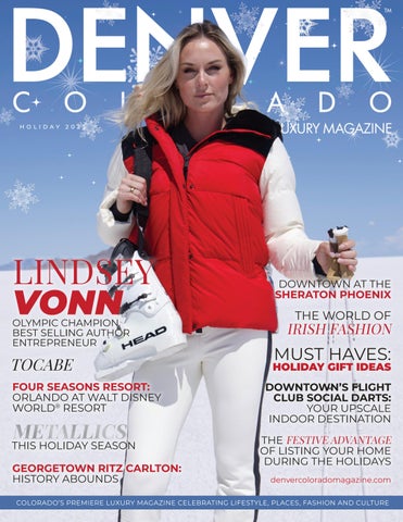 "Denver Colorado Luxury magazine Holiday 2023" publication cover image