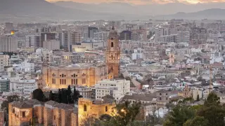 La ciudad de Málaga, en una imagen de archivo.