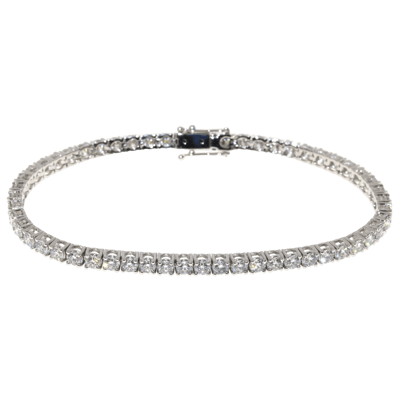 Penelope Ashford Tennis Bracelet 14K White Gold 55 Diamonds