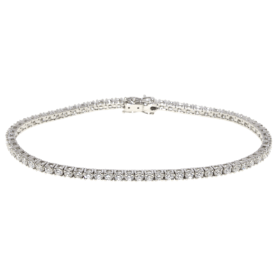 Penelope Ashford Tennis Bracelet 18K White Gold 68 Diamonds
