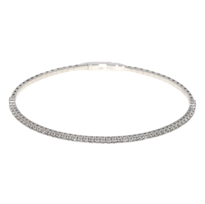 Penelope Ashford Tennis Bracelet 14K White Gold 51 Diamonds