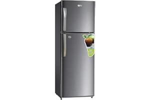 Super General 410 Liters Gross Double Door Refrigerator-Freezer, No-Frost, LED-light, Lock & Key, Inox, SGR-410-l, 60.5 x 67 
