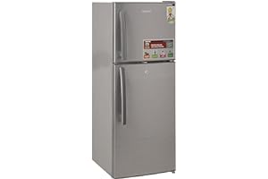 Geepas 200 L Direct Cool Refrigerator- GRF2209SXE| Double Door with Quick Cooling|Transparent Door Basket| Long Lasting Fresh