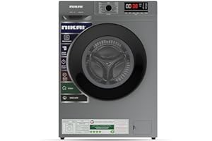 Nikai 7KG 16 Programs Front Load Washer, Steam Wash, 1000 RPM, 4 Star Energy Saving, Fully Automatic Washing Machine, Digital