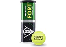 Dunlop Fort All Court Tennis Balls, Set of 3 Piece DL601315 per can