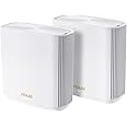 ASUS ZenWiFi AX6600 Tri-Band Mesh WiFi 6 System (XT8 2PK) - Whole Home Coverage up to 5500 sq.ft & 6+ rooms, AiMesh, Included