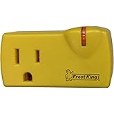 Frost King 099000 Self-Regulating Thermostat for Heat Cable Kits , Black