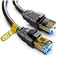 Cat 8 Ethernet Cable, 1.5Ft 3Ft 6Ft 10Ft 15Ft 20Ft 30Ft 40Ft 50Ft 60Ft 100Ft Heavy Duty High Speed Internet Network Cable, Pr