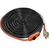 Frost King HC30A Automatic Electric Heat Kit Heating Cables, 30 - Feet, Black