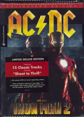 AC/DC Iron Man 2 - Sealed 2-disc CD/DVD set UK ACD2DIR501429