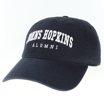 John's Hopkins Blue Jay Legacy Mascot Alumni Adjustable Hat Columbia Blue