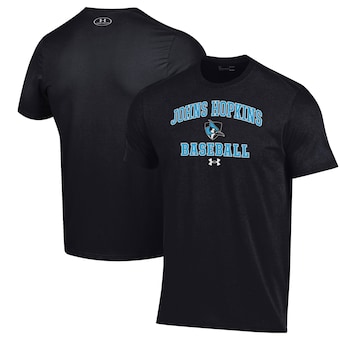 Men's Under Armour  Black Johns Hopkins Blue Jays Baseball Performance T-Shirt