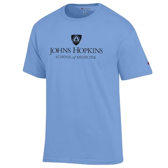 Mens CHAMPION lbl Johns Hopkins Blue Jay SS Replen Tee