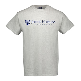 Mens MV Sport The Game GRY Johns Hopkins Blue Jay Rolled Tee