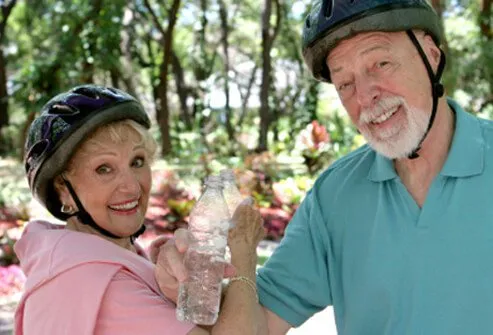 The young and elderly are most at risk of dehydration. 