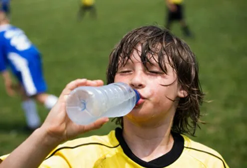 Your body can lose significant amounts of water when it tries to cool itself by sweating.