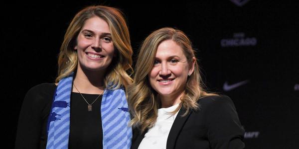Chicago, IL - Thursday January 10, 2019: The 2019 NWSL College Draft at McCormick Place.