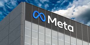 Meta Logo on Building