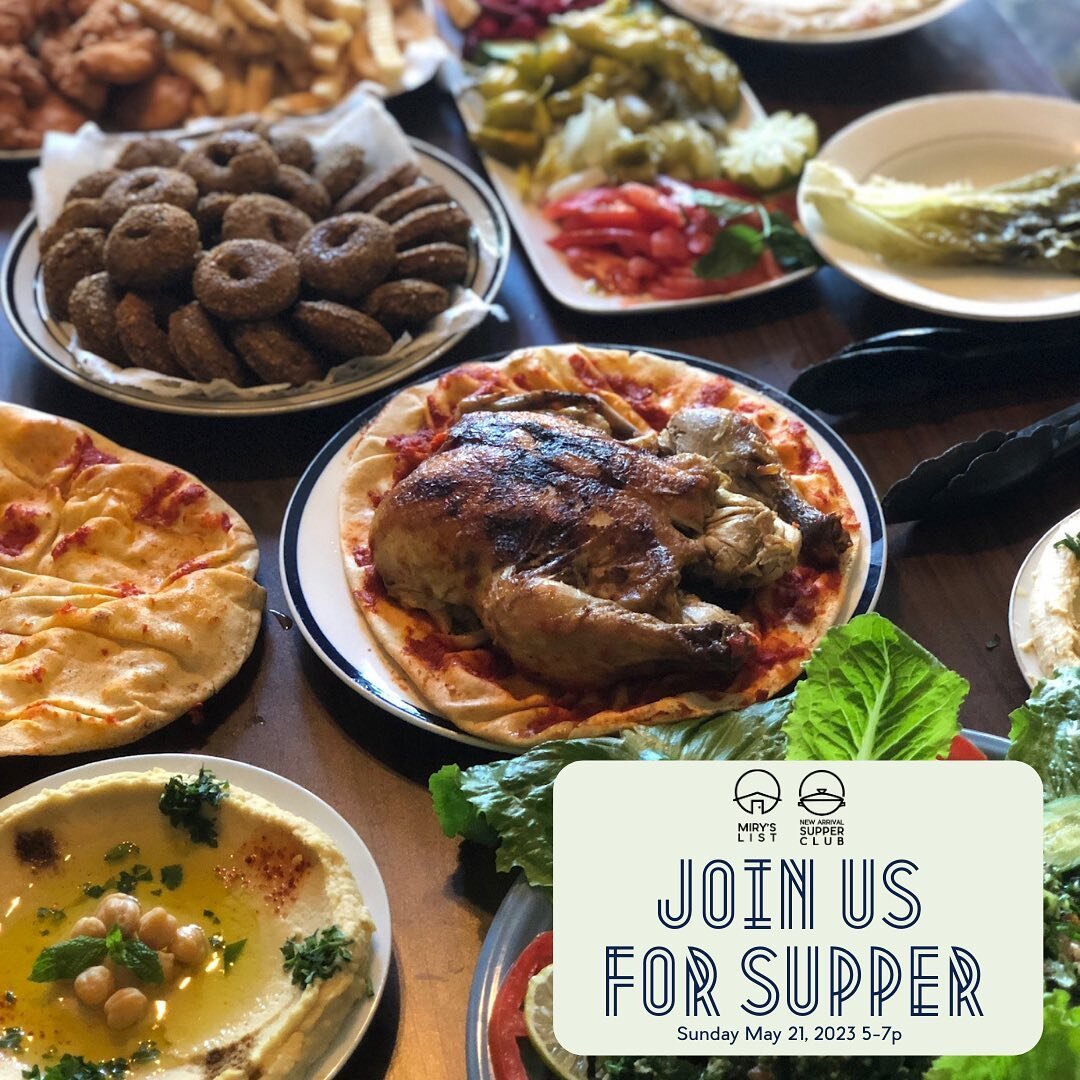 Syrian dinner by Abeer! This Sunday 5/21 in Los Angeles at @zweet_cafe. 

Join us by reserving your seat at the link in bio 😍🫶