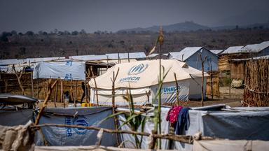 Die Flüchtlingssiedlung Gorom in Juba, Südsudan