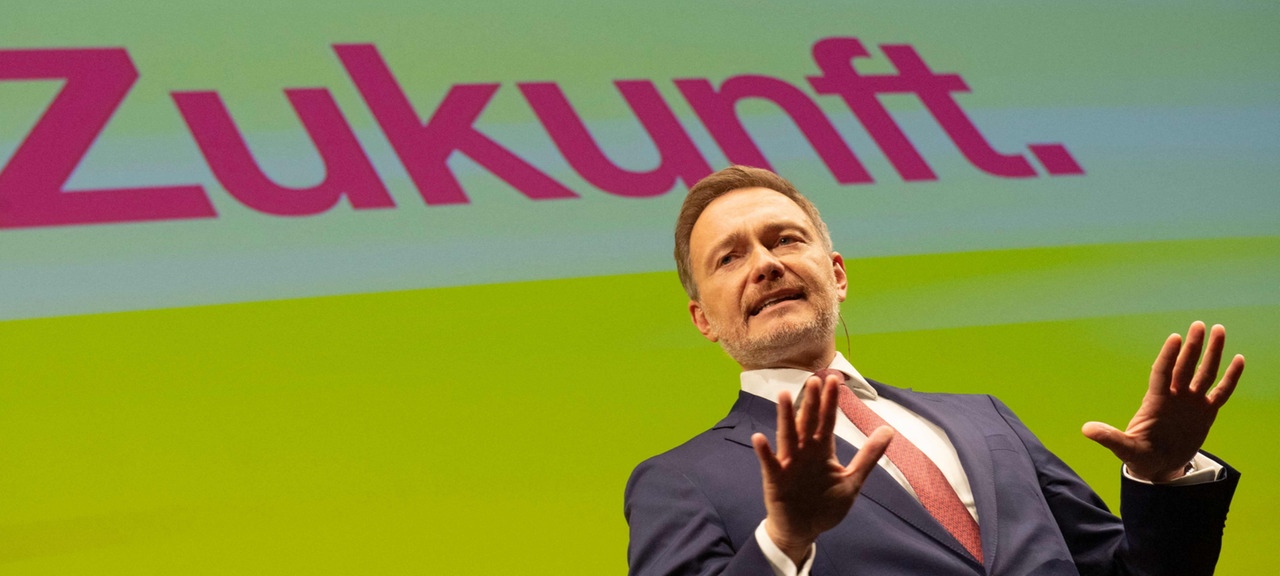 Christian Lindner auf dem Dreikönigstreffen der FDP im Februar 2024