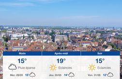 Prévisions météo du mardi 28 mai 2024 à Strasbourg